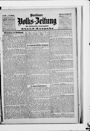 Berliner Volkszeitung on Dec 5, 1906