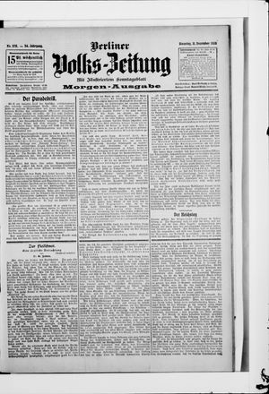 Berliner Volkszeitung vom 11.12.1906