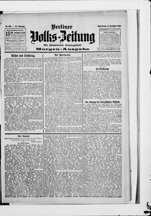 Berliner Volkszeitung vom 13.12.1906