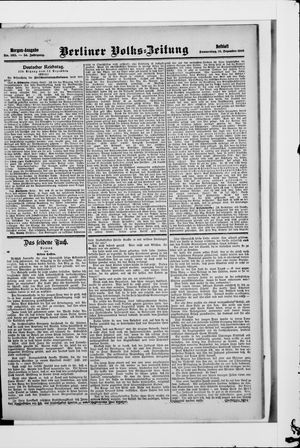 Berliner Volkszeitung vom 13.12.1906