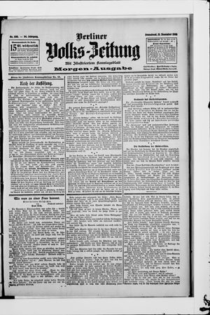 Berliner Volkszeitung vom 15.12.1906