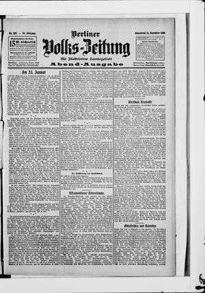 Berliner Volkszeitung on Dec 15, 1906