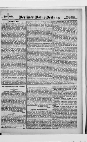 Berliner Volkszeitung vom 16.12.1906