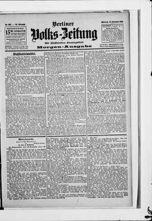 Berliner Volkszeitung vom 19.12.1906