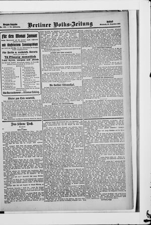 Berliner Volkszeitung vom 19.12.1906