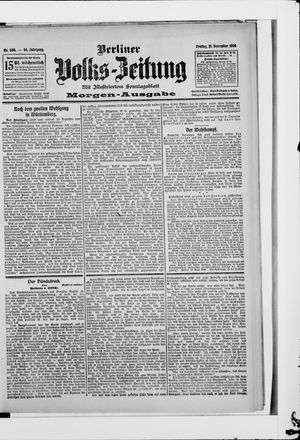 Berliner Volkszeitung vom 21.12.1906