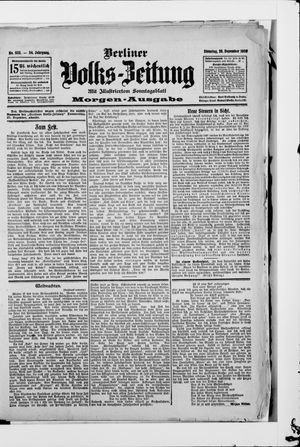 Berliner Volkszeitung vom 25.12.1906