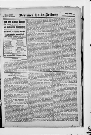 Berliner Volkszeitung vom 25.12.1906