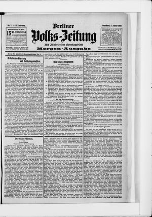 Berliner Volkszeitung vom 05.01.1907