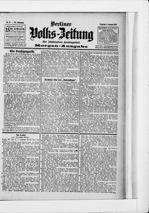 Berliner Volkszeitung vom 06.01.1907