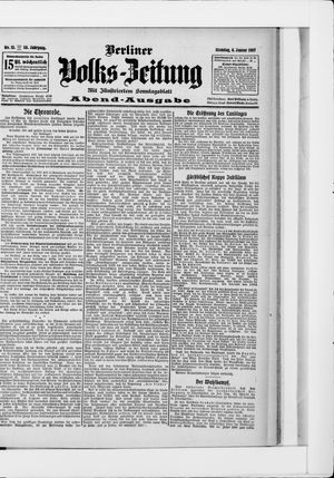 Berliner Volkszeitung vom 08.01.1907
