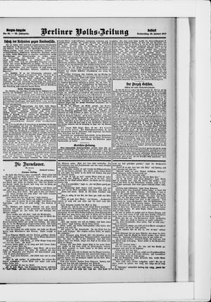 Berliner Volkszeitung vom 10.01.1907