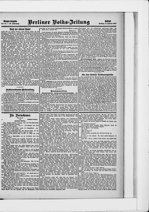 Berliner Volkszeitung vom 11.01.1907