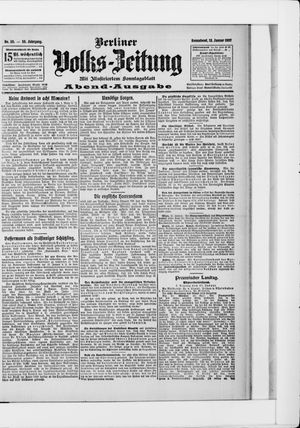 Berliner Volkszeitung vom 12.01.1907