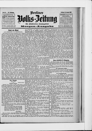 Berliner Volkszeitung vom 18.01.1907