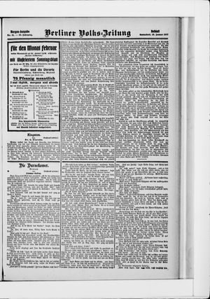 Berliner Volkszeitung on Jan 19, 1907
