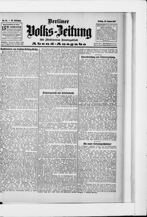 Berliner Volkszeitung vom 25.01.1907