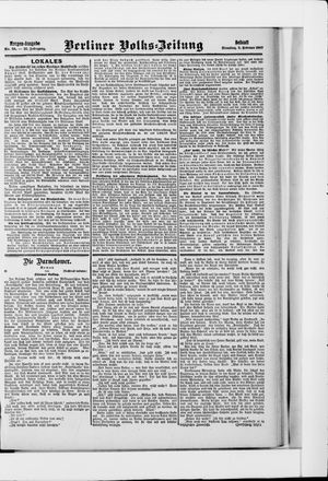 Berliner Volkszeitung vom 05.02.1907