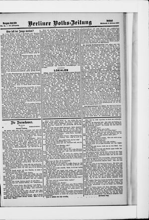 Berliner Volkszeitung on Feb 6, 1907