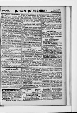 Berliner Volkszeitung vom 10.02.1907