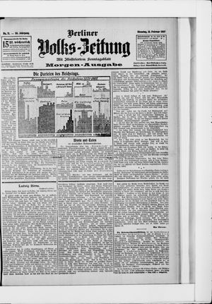 Berliner Volkszeitung on Feb 12, 1907