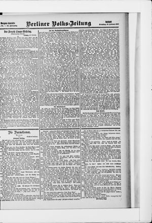 Berliner Volkszeitung vom 19.02.1907