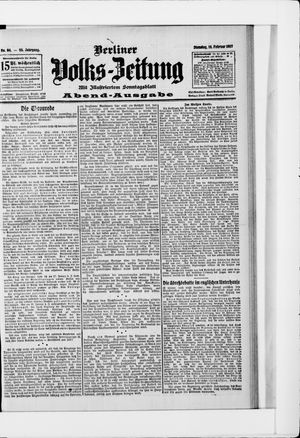 Berliner Volkszeitung on Feb 19, 1907