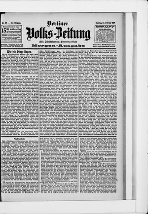 Berliner Volkszeitung on Feb 24, 1907