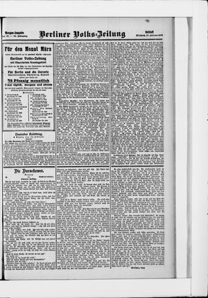 Berliner Volkszeitung vom 27.02.1907