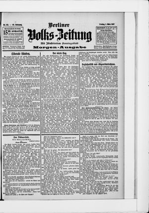 Berliner Volkszeitung vom 01.03.1907