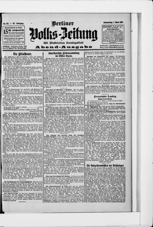 Berliner Volkszeitung vom 07.03.1907