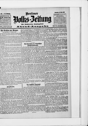 Berliner Volkszeitung on Mar 12, 1907