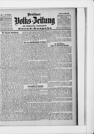 Berliner Volkszeitung on Mar 15, 1907