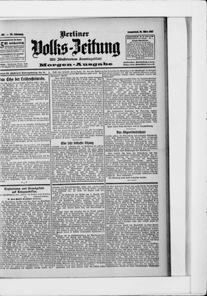 Berliner Volkszeitung vom 16.03.1907