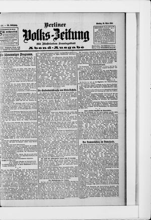 Berliner Volkszeitung vom 18.03.1907