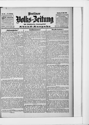 Berliner Volkszeitung vom 19.03.1907