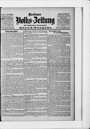 Berliner Volkszeitung on Mar 20, 1907