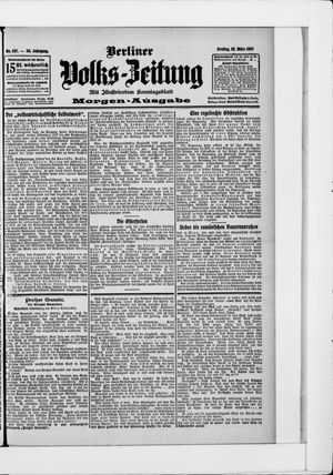 Berliner Volkszeitung on Mar 22, 1907