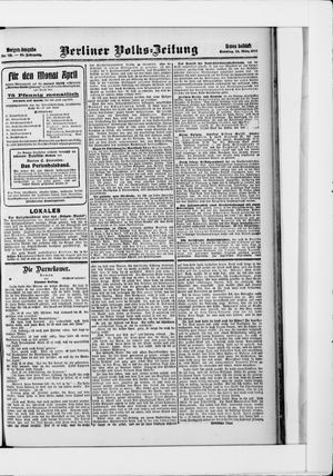 Berliner Volkszeitung vom 24.03.1907