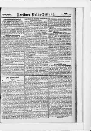 Berliner Volkszeitung on Mar 26, 1907