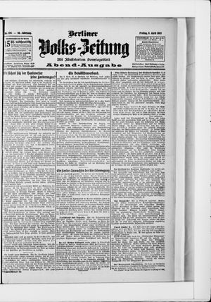 Berliner Volkszeitung vom 05.04.1907