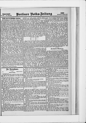 Berliner Volkszeitung vom 06.04.1907