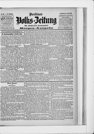 Berliner Volkszeitung vom 20.04.1907