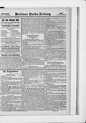 Berliner Volkszeitung on Apr 26, 1907