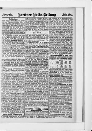 Berliner Volkszeitung vom 28.04.1907