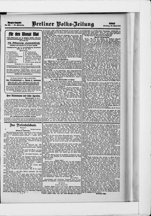 Berliner Volkszeitung on Apr 30, 1907