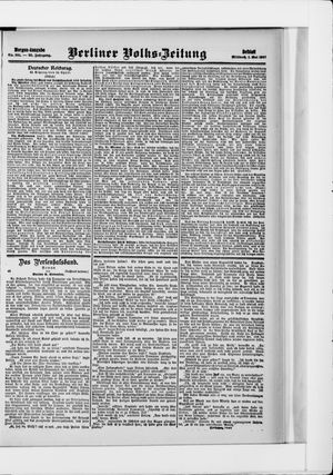 Berliner Volkszeitung vom 01.05.1907