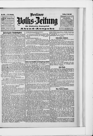 Berliner Volkszeitung vom 03.05.1907