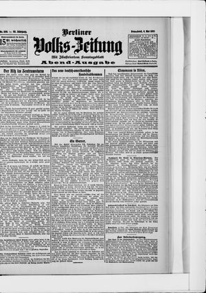 Berliner Volkszeitung vom 04.05.1907