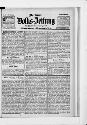 Berliner Volkszeitung vom 07.05.1907